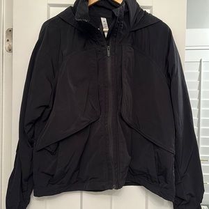Always Effortless Black Rain Jacket